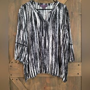 Gloria Vanderbilt Flowy Bell Sleeve Tunic Size XXL